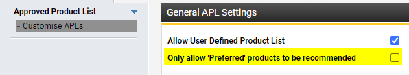 Risk Researcher Customise APLS